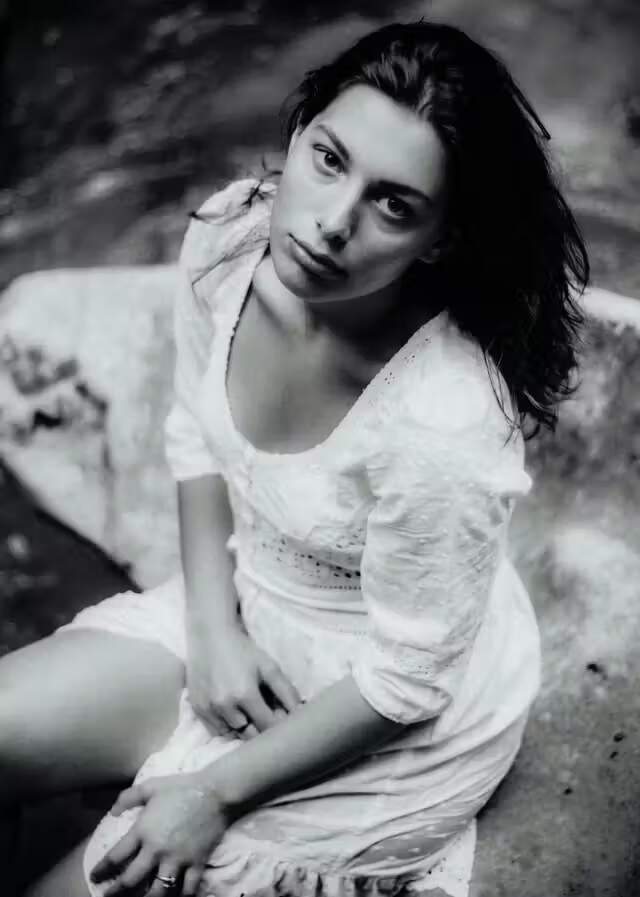 Ethereal and confident, embracing natural beauty.